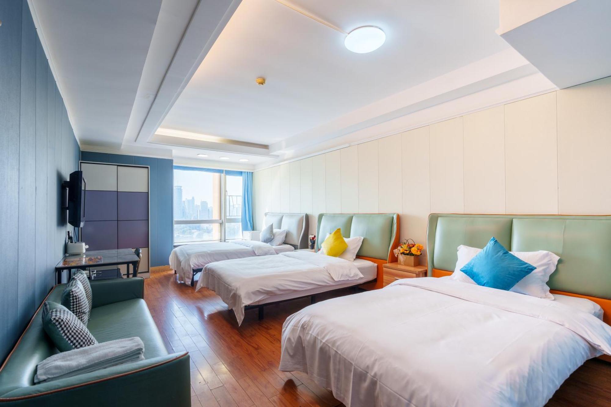 Sunny International Apartment From Beijing Road Kanton Exterior foto