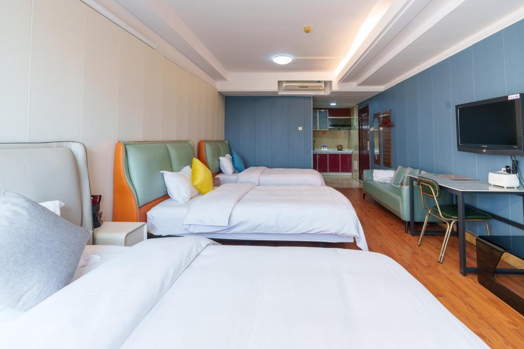 Sunny International Apartment From Beijing Road Kanton Exterior foto
