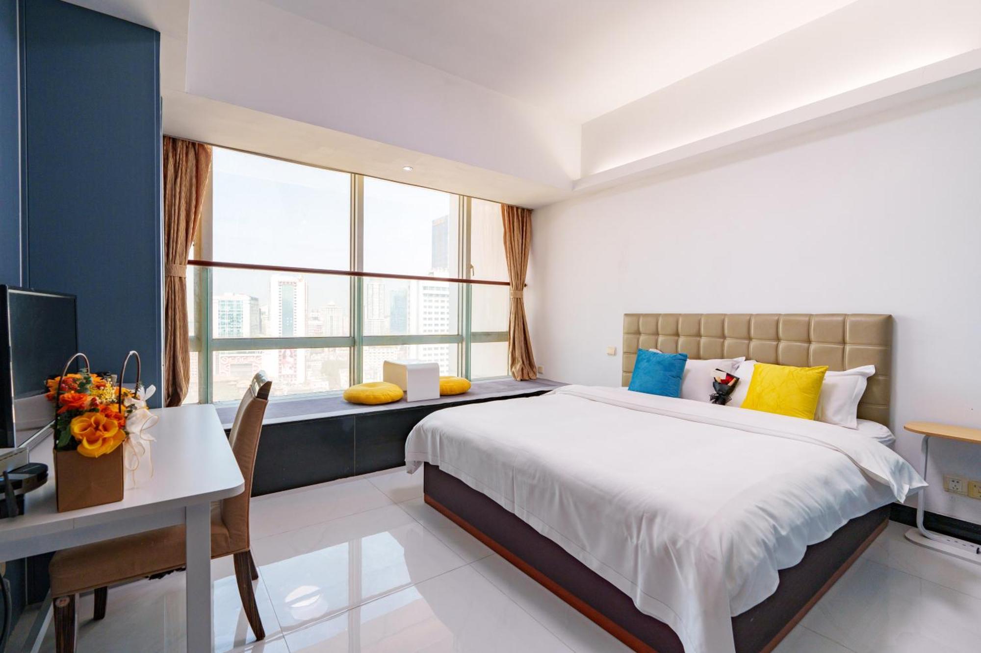 Sunny International Apartment From Beijing Road Kanton Exterior foto