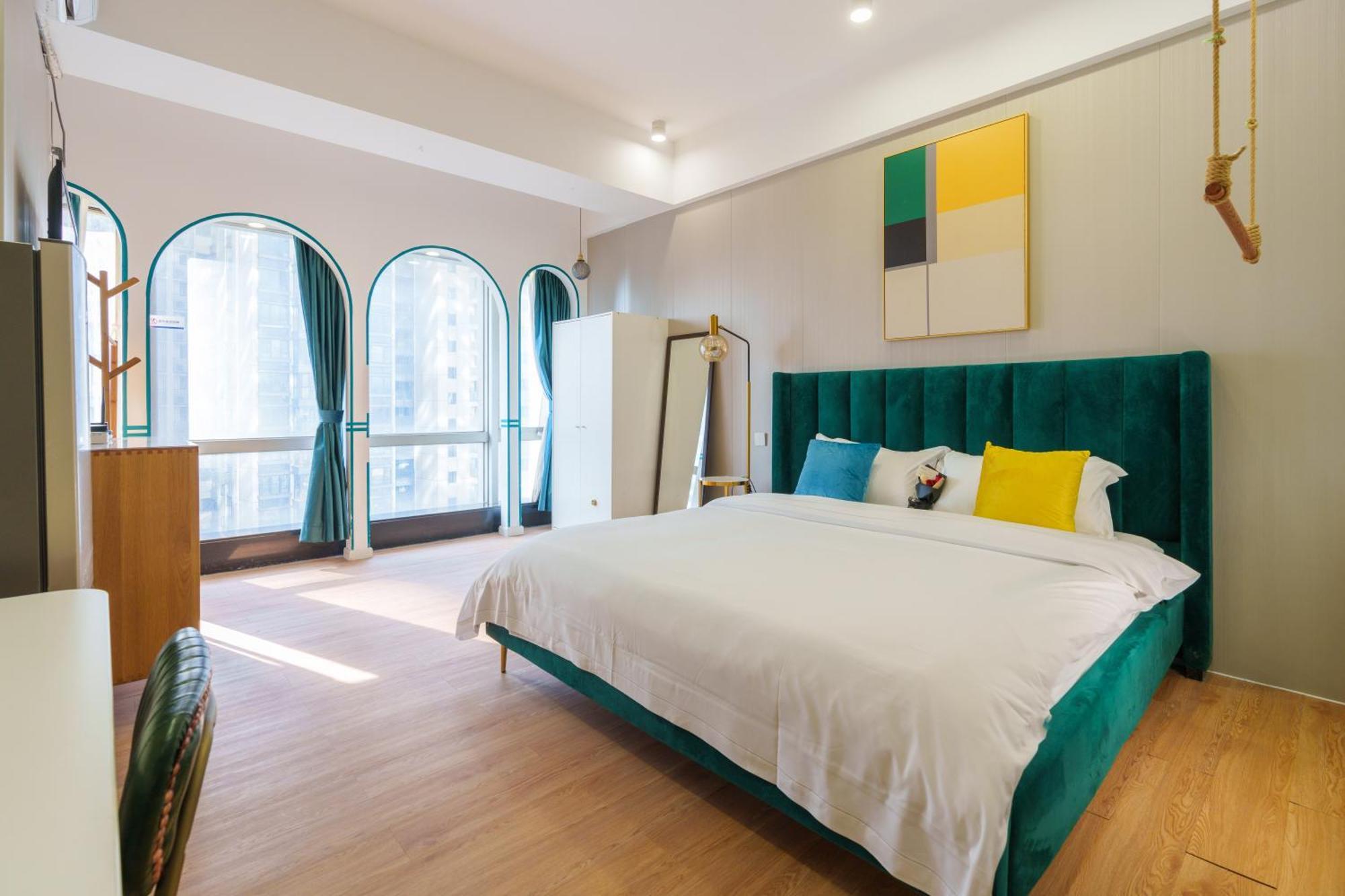 Sunny International Apartment From Beijing Road Kanton Exterior foto