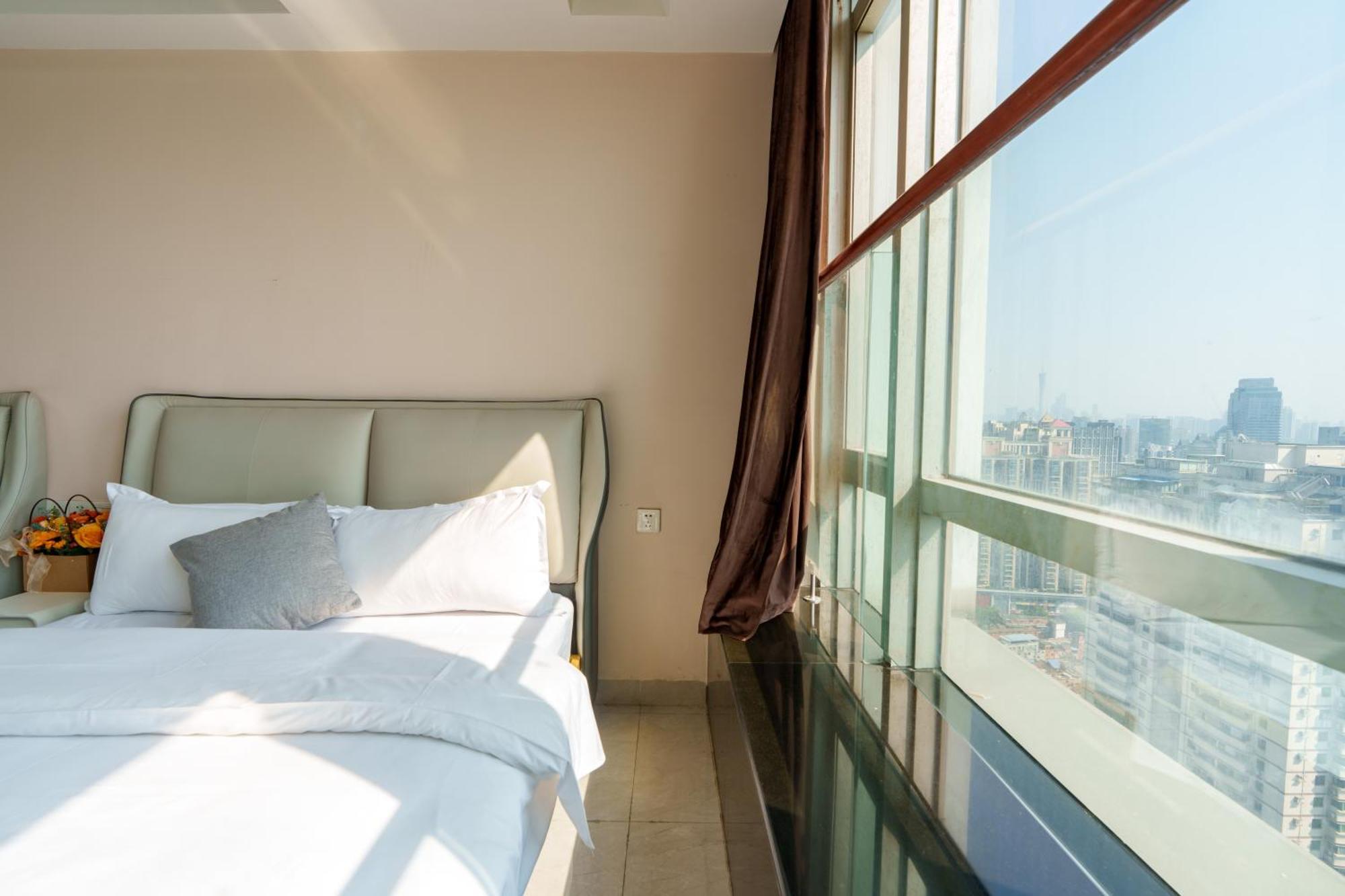 Sunny International Apartment From Beijing Road Kanton Exterior foto